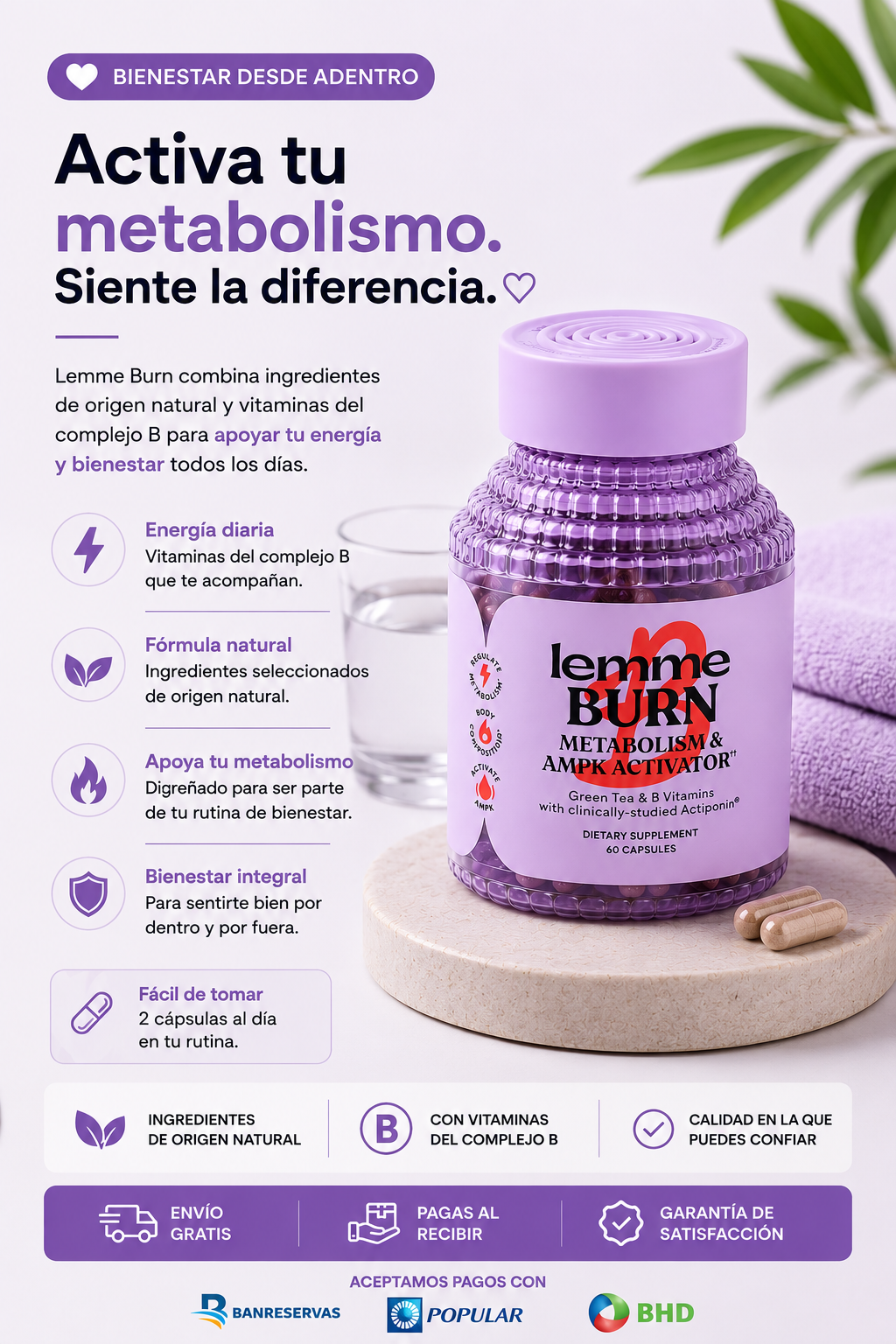 💜 Lemme Burn Original | Bienestar y Energía Cada Día