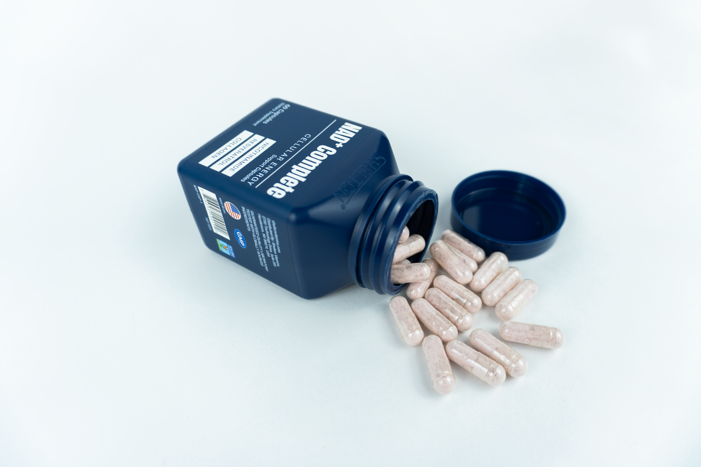 NAD+ Complex con Resveratrol – Energía Celular y Vitalidad | 60 Cápsulas