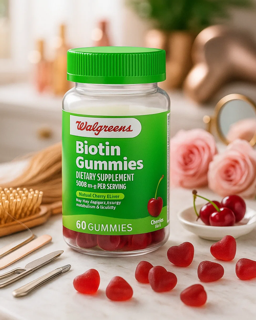 ✨ Cabello más fuerte, uñas firmes y piel radiante con Biotin Gummies 🍒