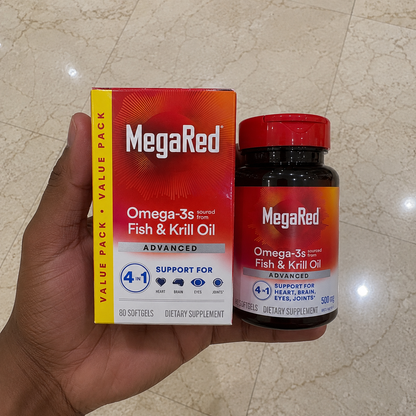 🧠❤️ Omega-3 Premium con Krill Oil – Apoyo Diario para Mente, Corazón y Energía