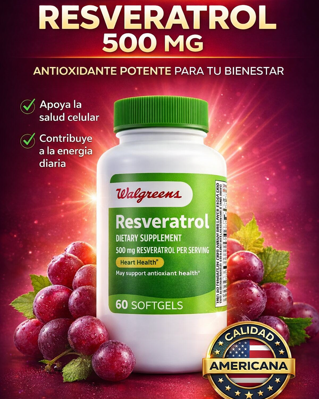 😴🥱¿Te sientes CANSADO? y DESORIENTADO Activa tus células, protege tu mente 💡 | con Resveratrol