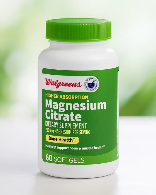 💪 Refuerza tu energía y salud muscular con Magnesium Citrate 250 mg