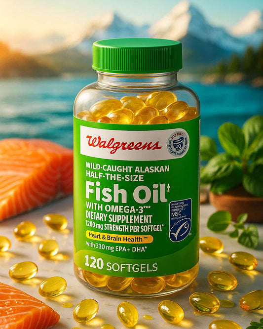 ❤️ Omega-3 Premium Certificado 120 Cápsulas EPA+DHA | Cuida Tu Corazón