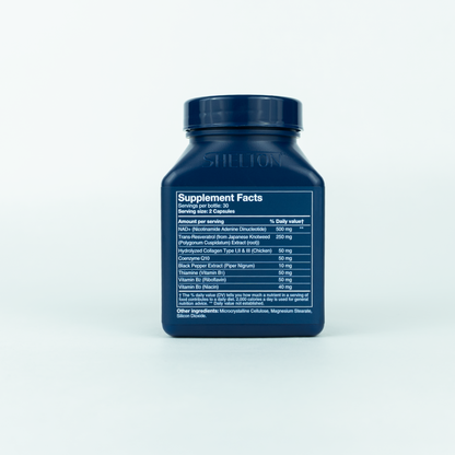 NAD+ Complex con Resveratrol – Energía Celular y Vitalidad | 60 Cápsulas