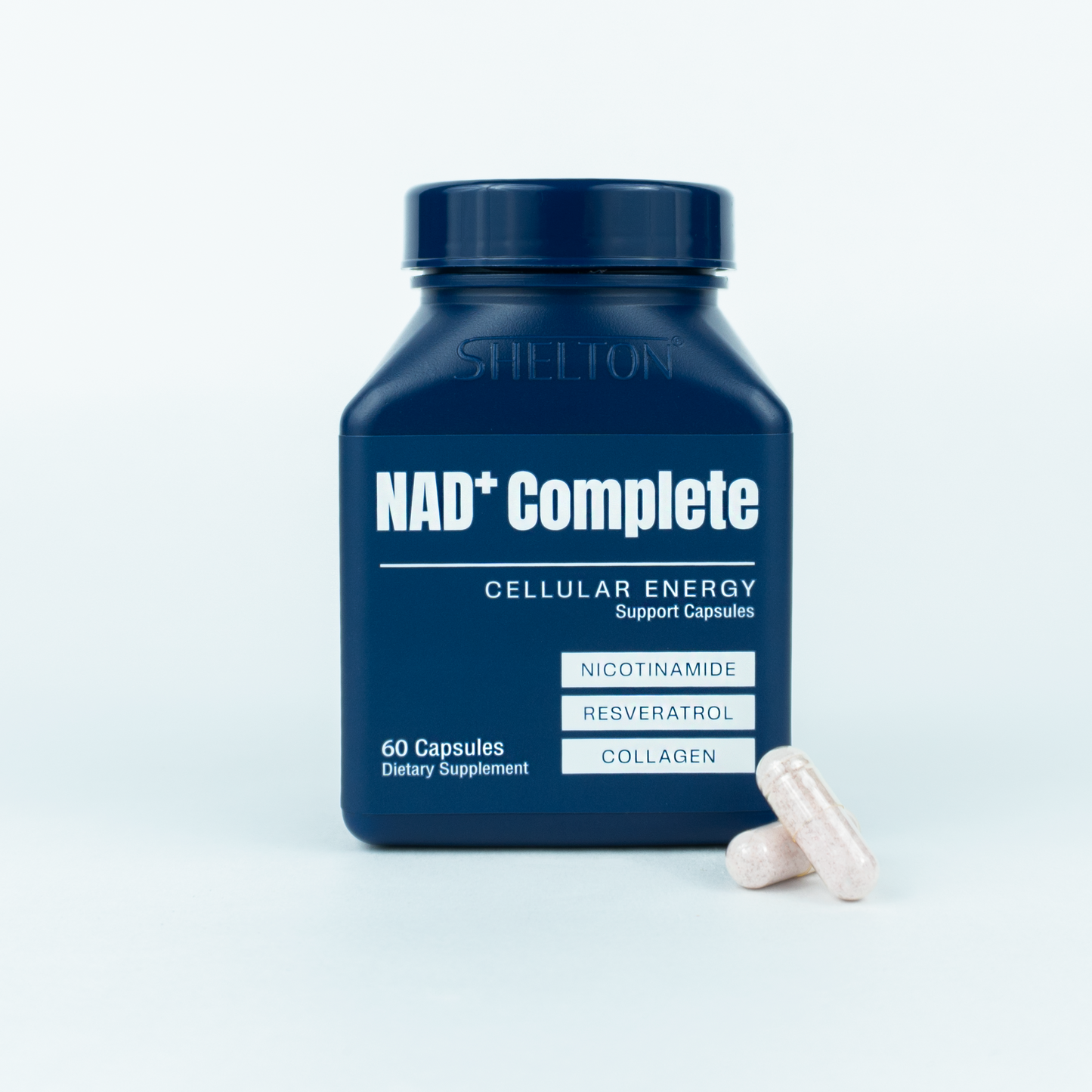 NAD+ Complex con Resveratrol – Energía Celular y Vitalidad | 60 Cápsulas
